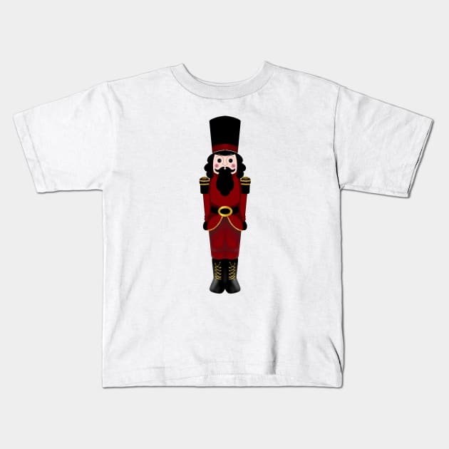 Nutcracker Kids T-Shirt by Andrea Ruiz Designs